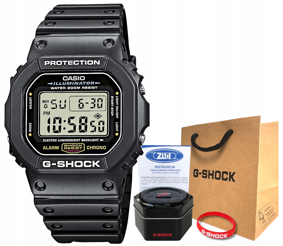 Pánské hodinky - Casio G-Shock Watch DW-5600E-1VZ 20BAR HOLOM