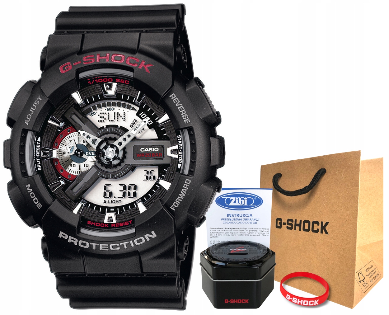 Pánské hodinky - Hologramové hodinky Casio G-SHOCK GA-110-1AER 20BAR