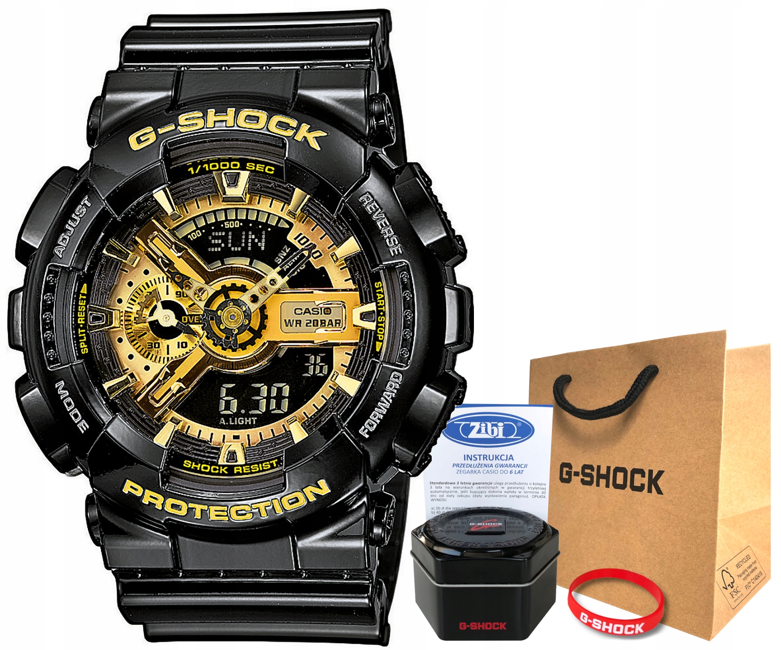 Pánské hodinky - CASIO G-SHOCK GA-110GB-1AER 20BAR HOLOMONCE HODINY