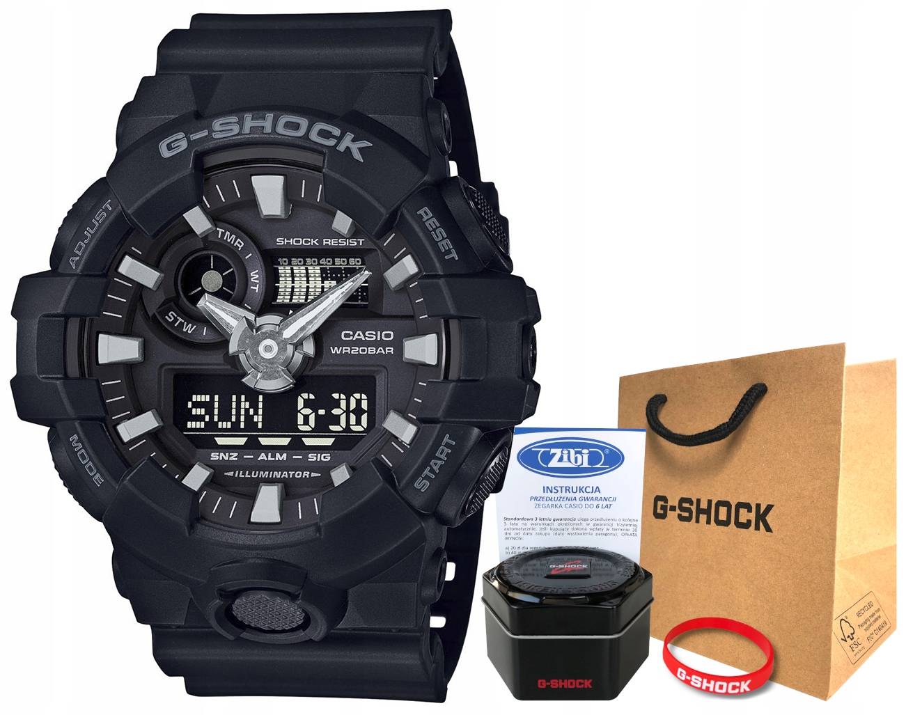 Pánské hodinky - Casio G-Shock GA-700-1ber 20bar Hologram hodinky