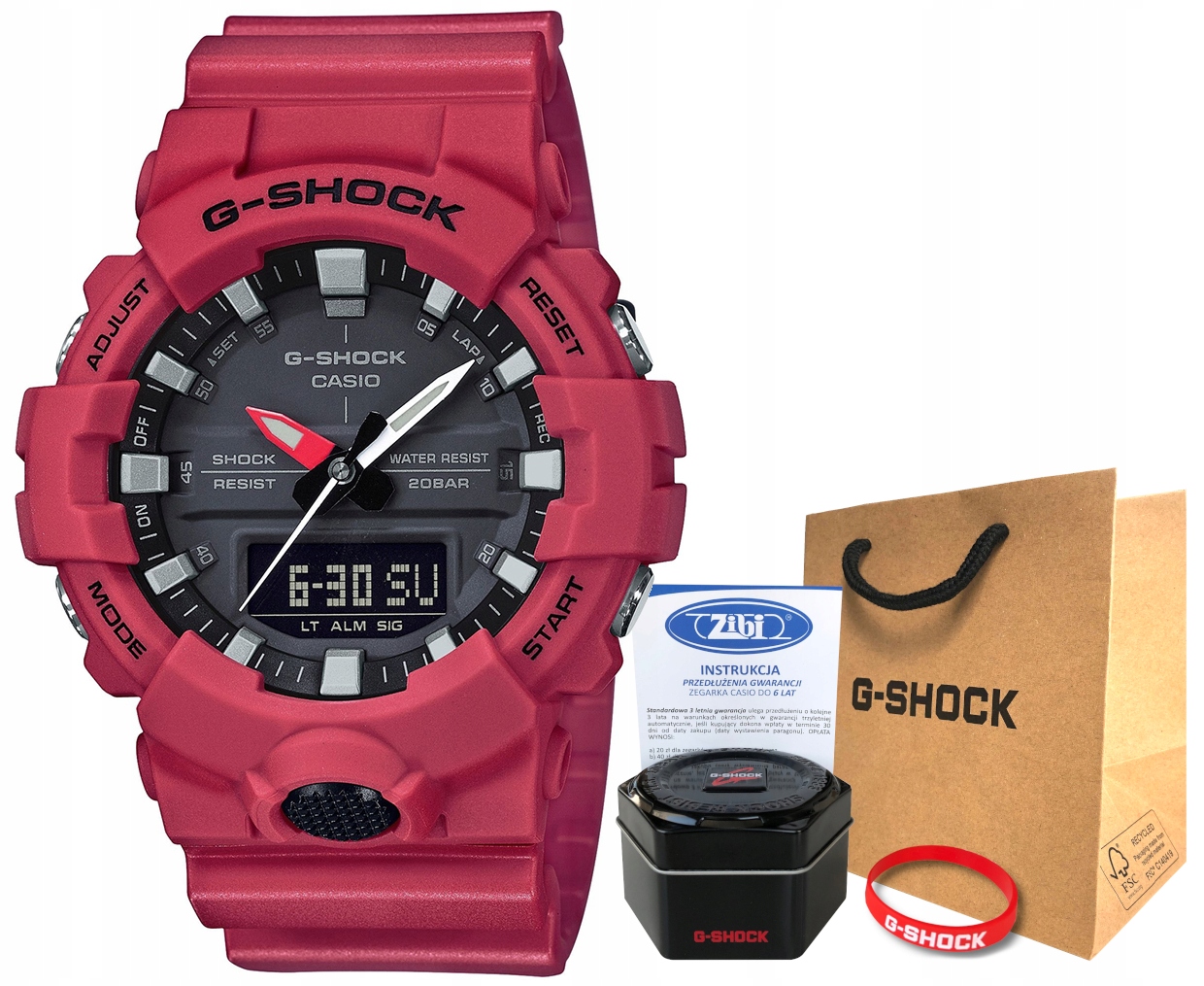 Pánské hodinky - Casio G-Shock GA-800-4AER 20BAR HOLOMOL WOOK