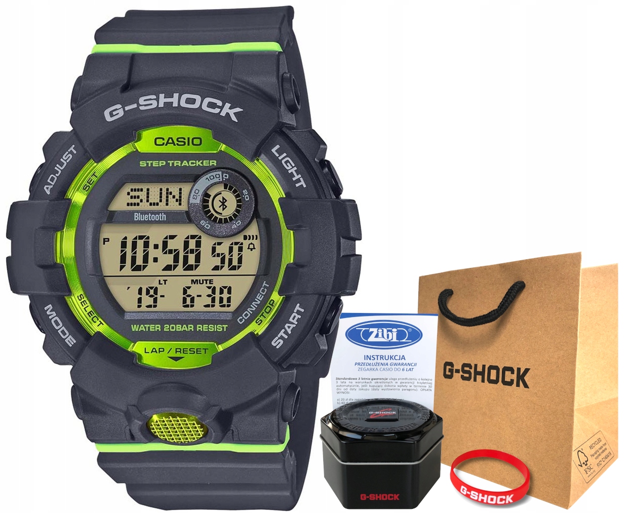 Pánské hodinky - Casio G-Shock GBD-800-8ER Bluetooth Smart Watch