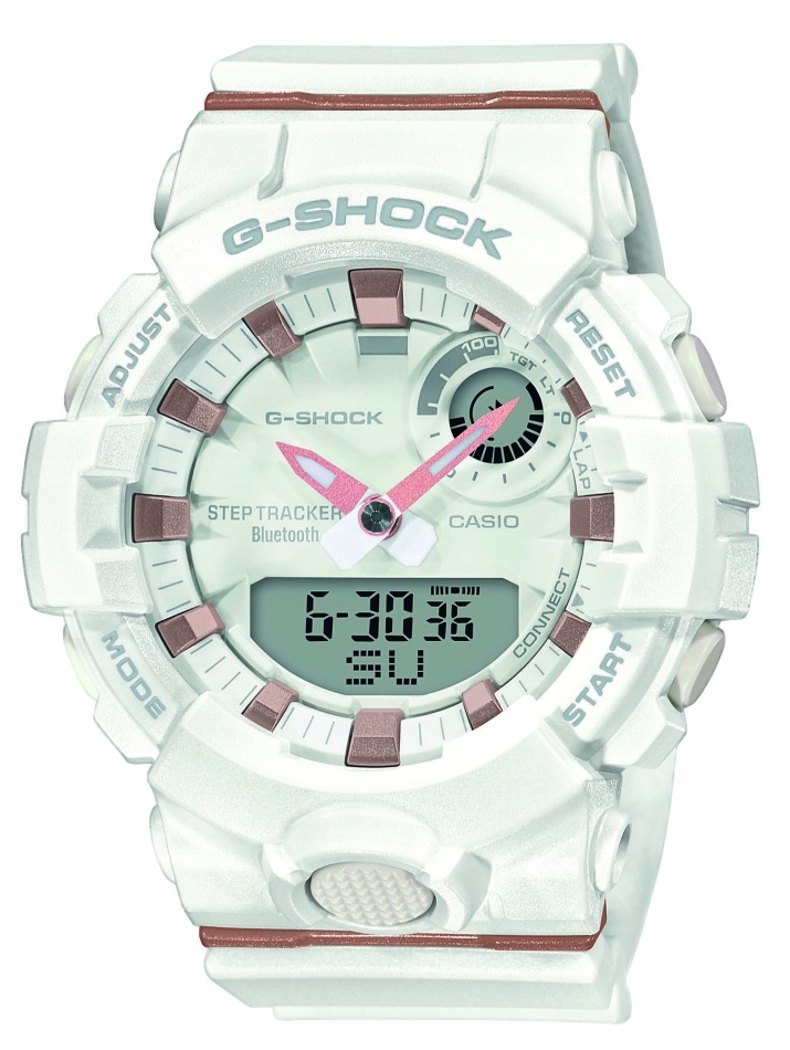 Dámske hodinky - Casio G-Shock GMA-B800-7AER Bluetooth hodinky