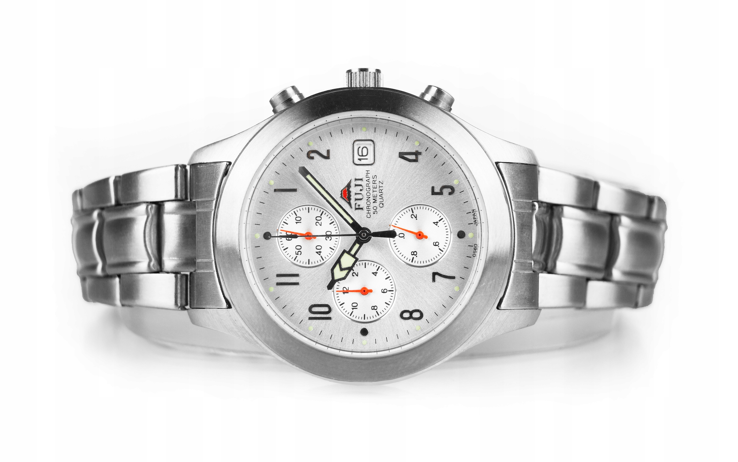 Pánské hodinky - Fuji Watch s dátumovou pečiatkou a chronografom