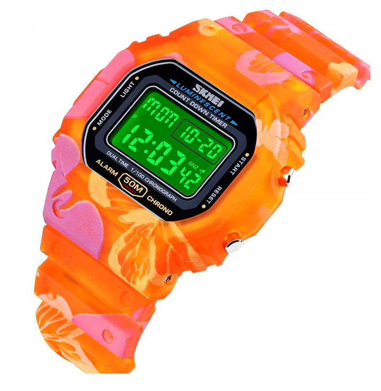 Detské hodinky - Skmei sledujte digitálne farby alarm ZCV1