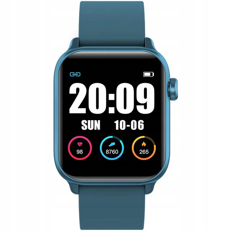 Unisex hodinky -  Smartwatch rubicon rnce56 modrá