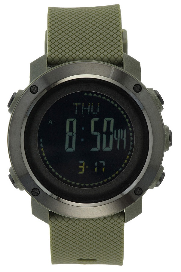 Unisex hodinky -  Multifunkčné vojenské taktické hodinky Olive