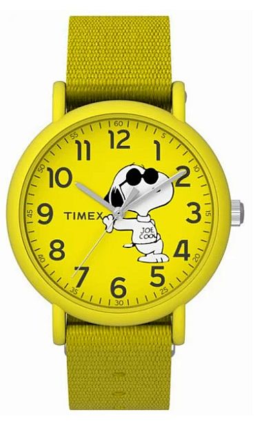 Detské hodinky - Timex arašidy sledujú snoopy týždenník Tw2T65900