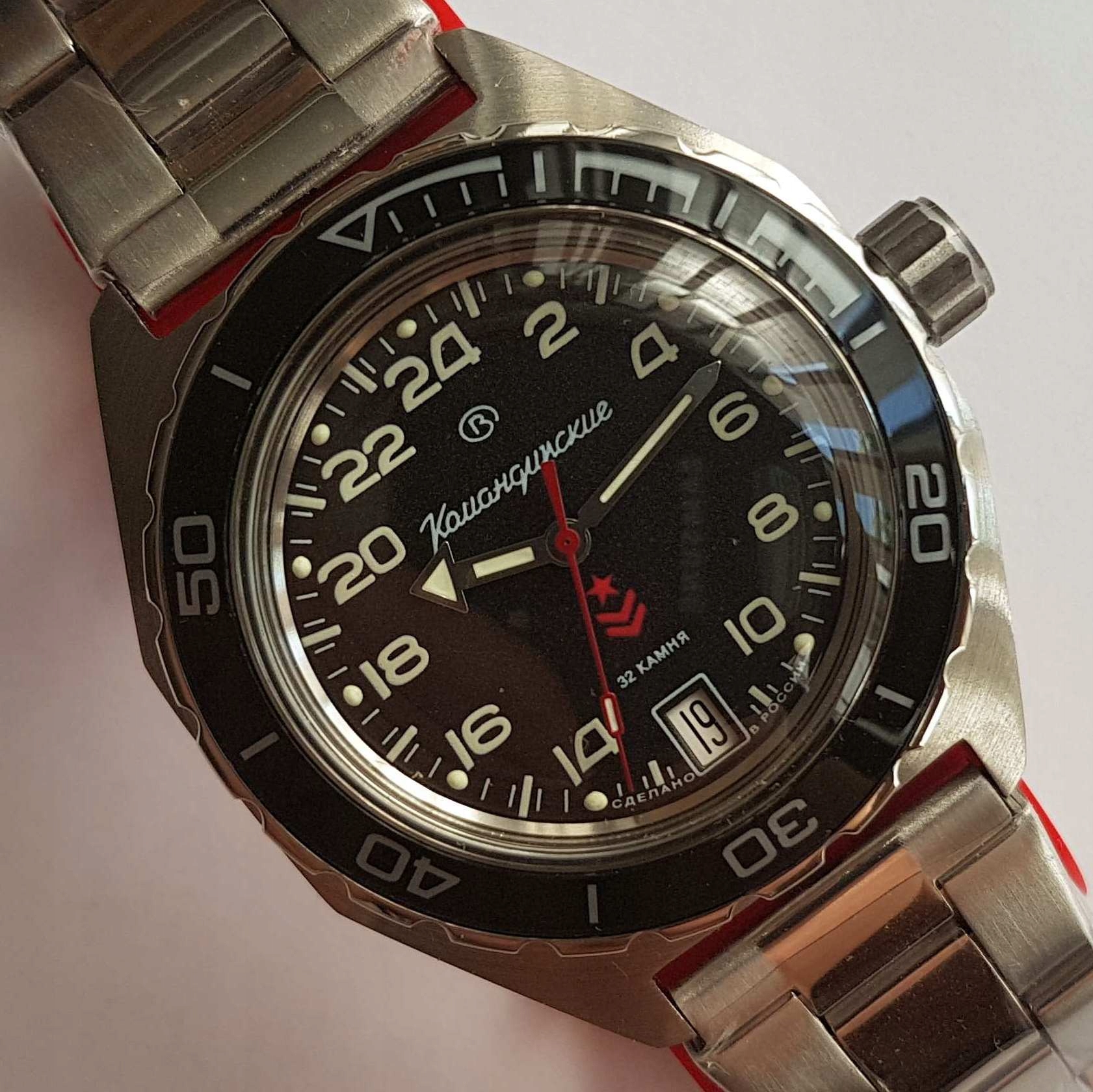 Pánské hodinky - Príkaz Vostok Watch. 650541. 24 H. 20 bar.