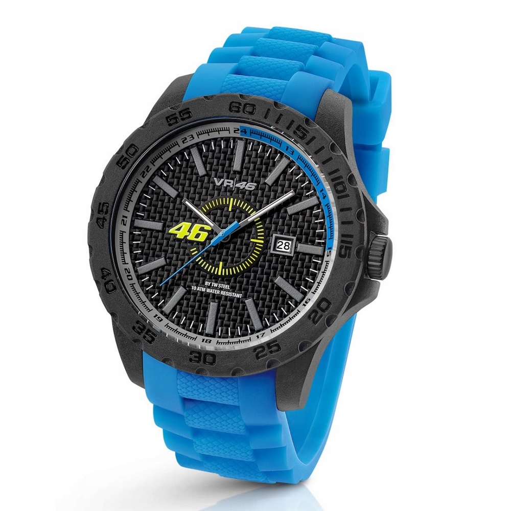 Unisex hodinky - Sledujte VR46 Blue TW Steel Yamaha TWUWWSI4502