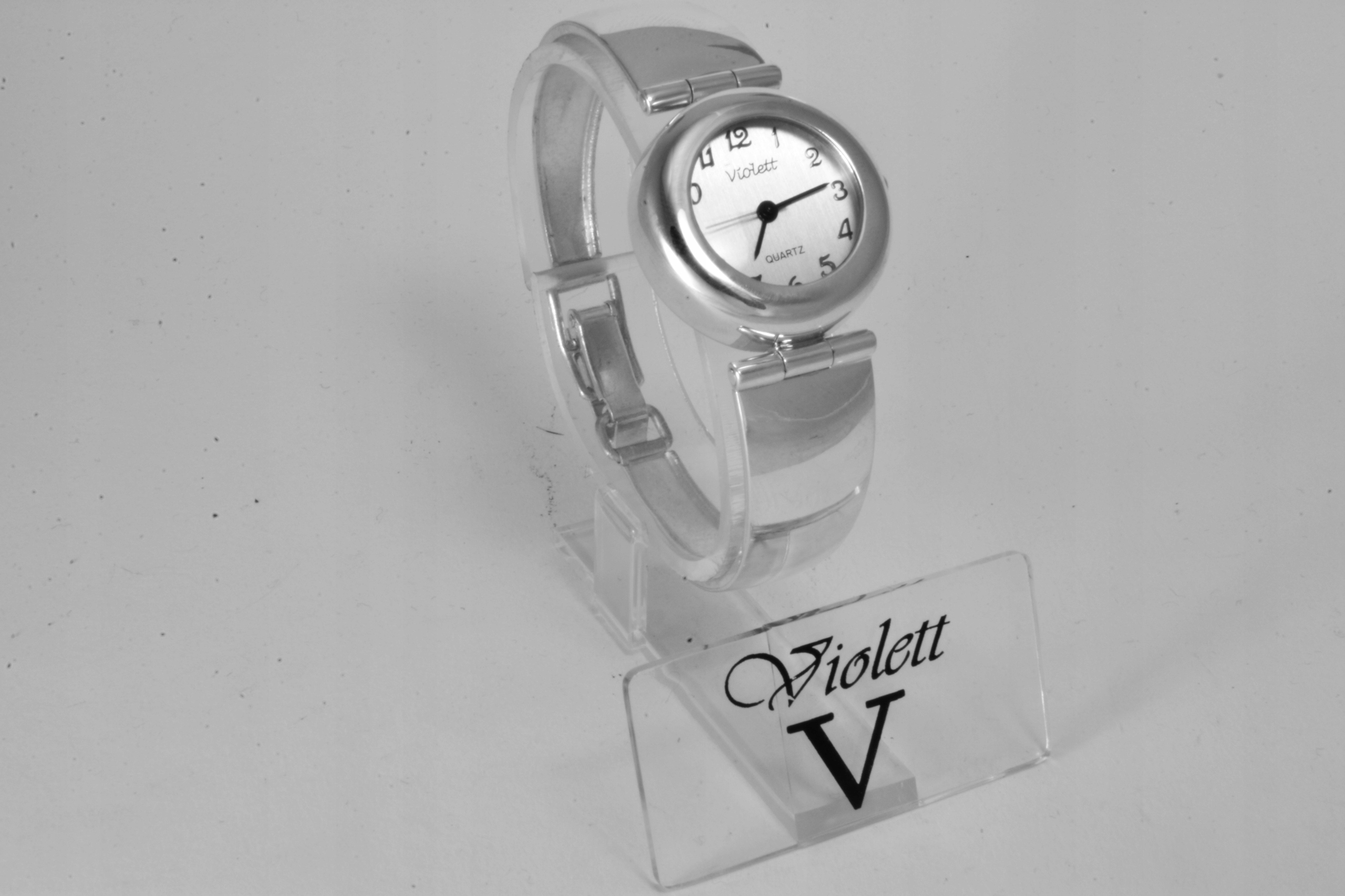 Dámske hodinky -  Violett Silver Violett Watch 925 Producent (04-08).