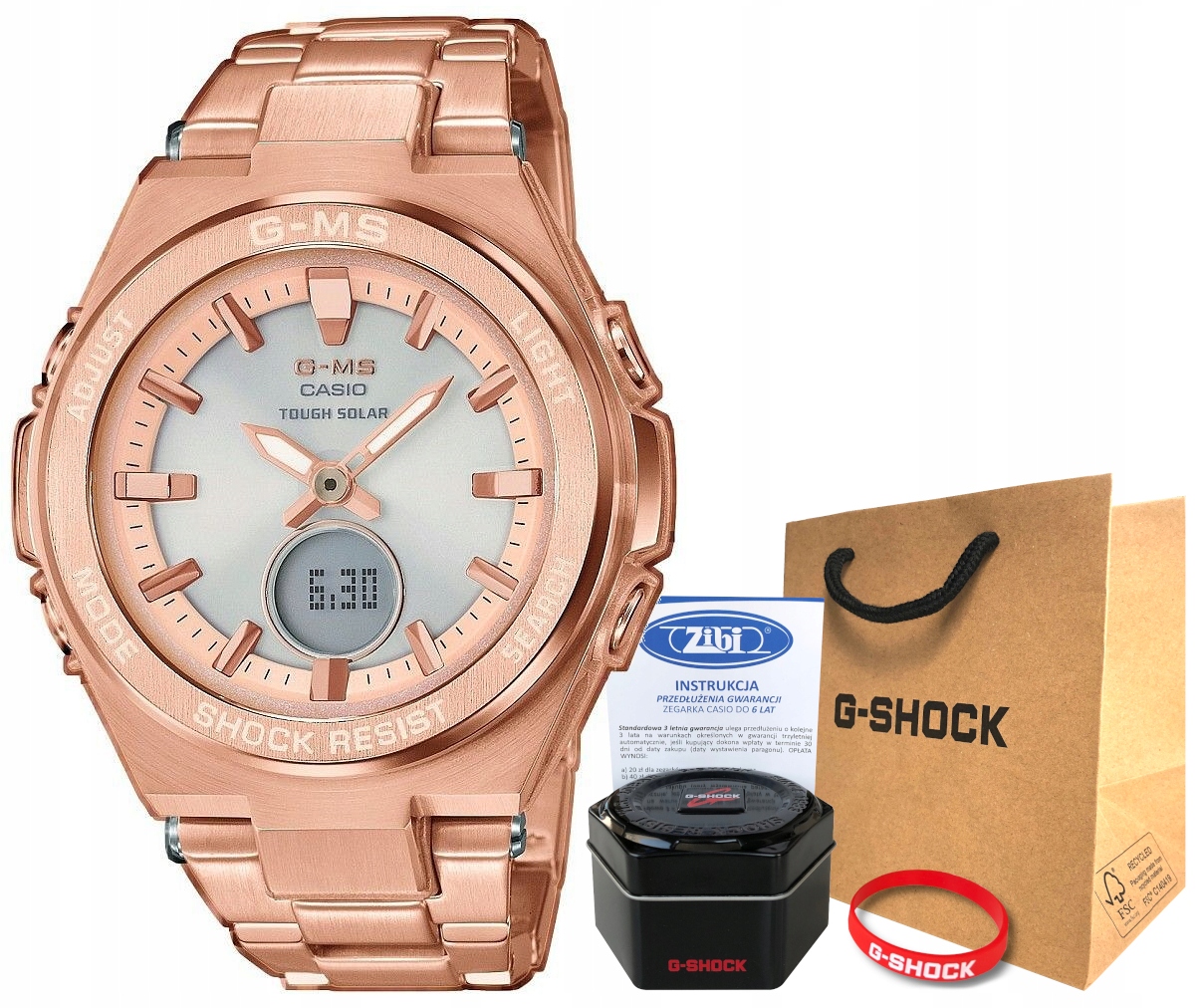 Dámske hodinky - Dámske hodinky Casio G-Shock MSG-S200DG-4aer Solar