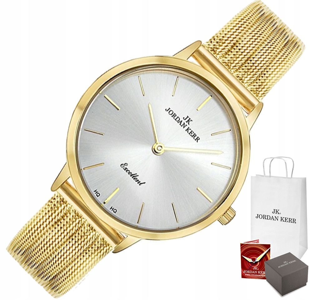 Dámske hodinky - Dámske hodinky Jordan Kerr Dixa Gold + Box