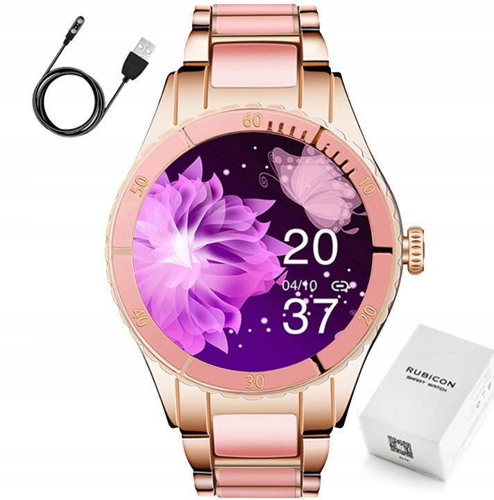 Dámske hodinky -  Dámske hodinky SMARTWATCH Rubicon TALKING STEPS FB