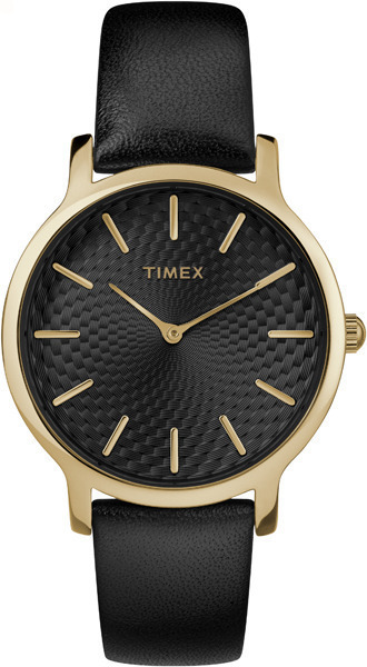 Dámske hodinky - Zlaté dámske hodinky na Timex TW2R36400 +boxový pás