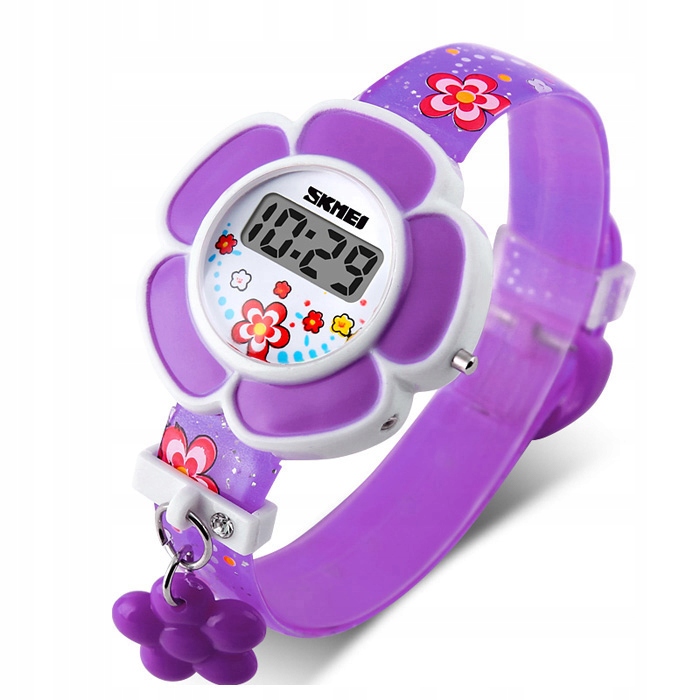 Detské hodinky - Detské hodinky Skmei Electronic Pink Purple