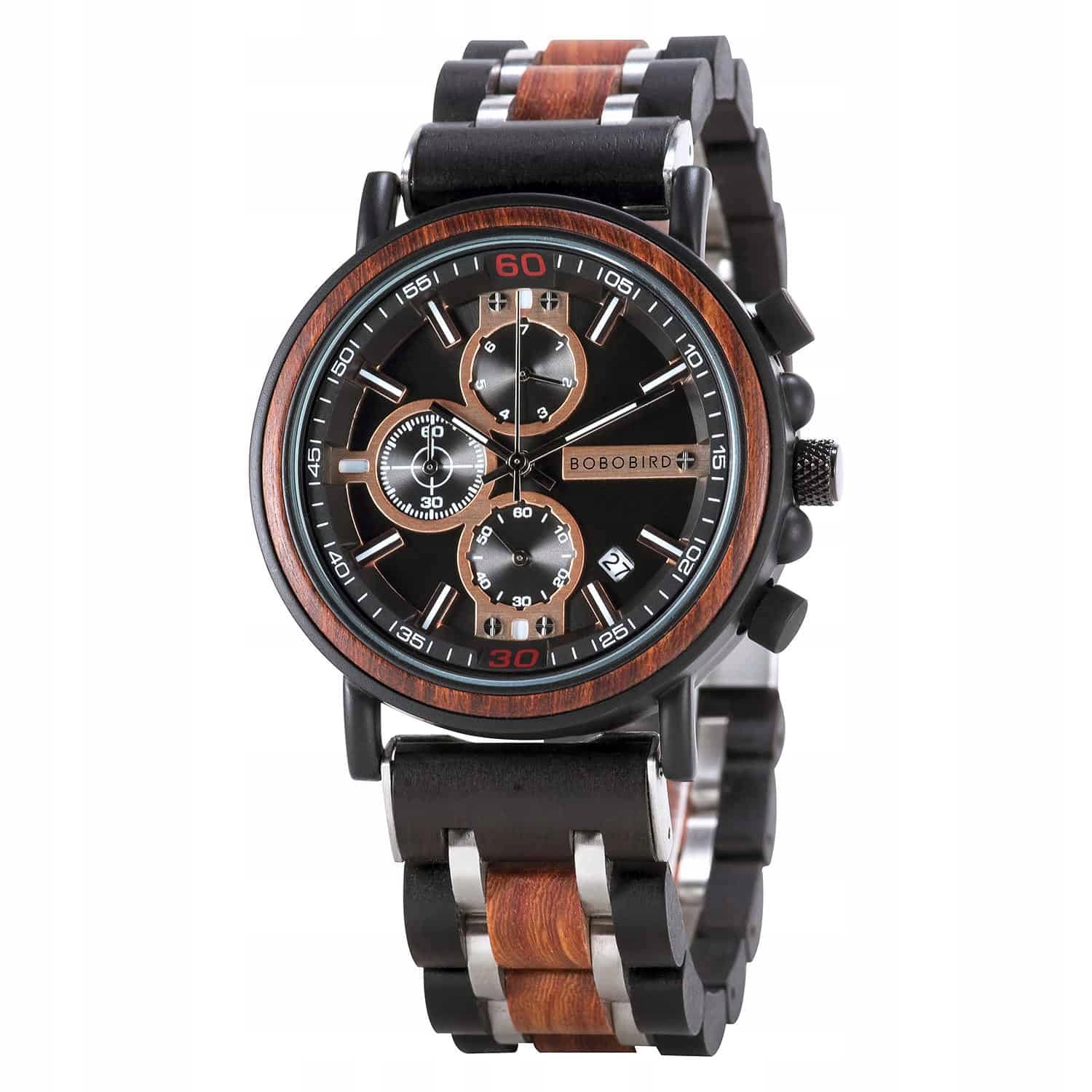 Pánské hodinky - Bobo Bird Bobobird Smart Wooden Men's Watch