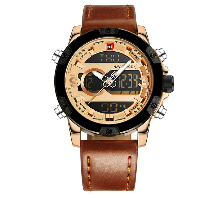 Pánské hodinky - Pánske hodinky Naviforce Belt Leather VCF3