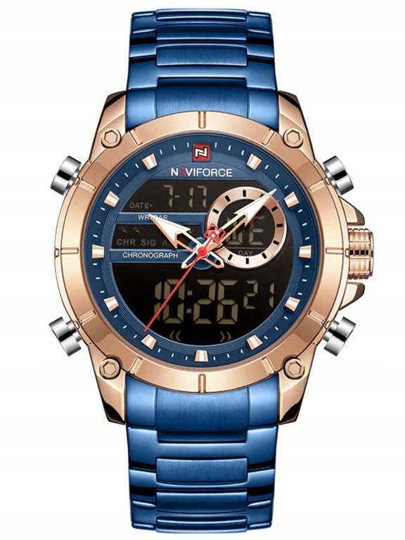 Pánské hodinky - Naviforce Male Watch Zn115e + Gravírovanie