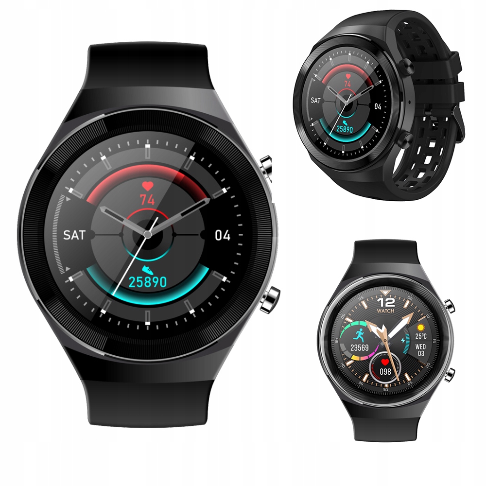 Unisex hodinky -  Sledujte veľkú batériu Rubicon SmartWatch Rubicon!