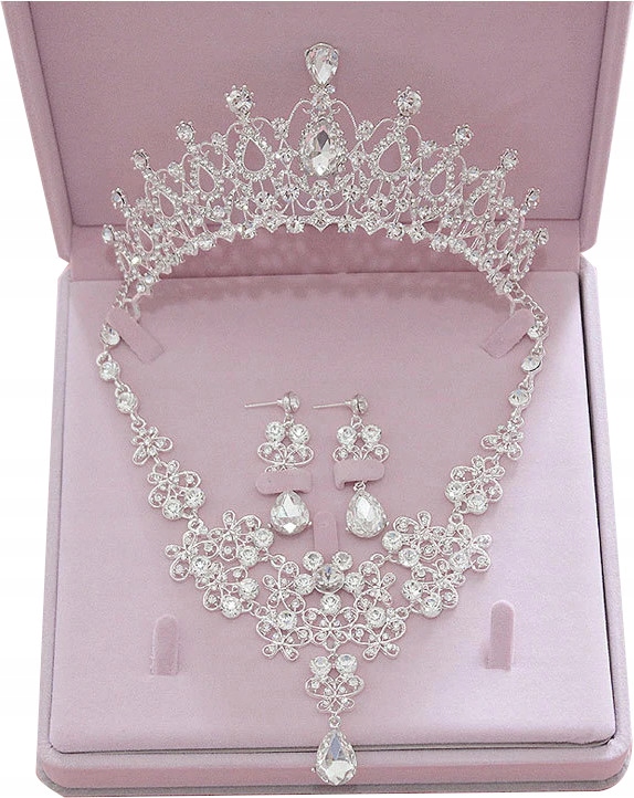 Sada svadobných šperkov Crown Tiara Set ZŚ01