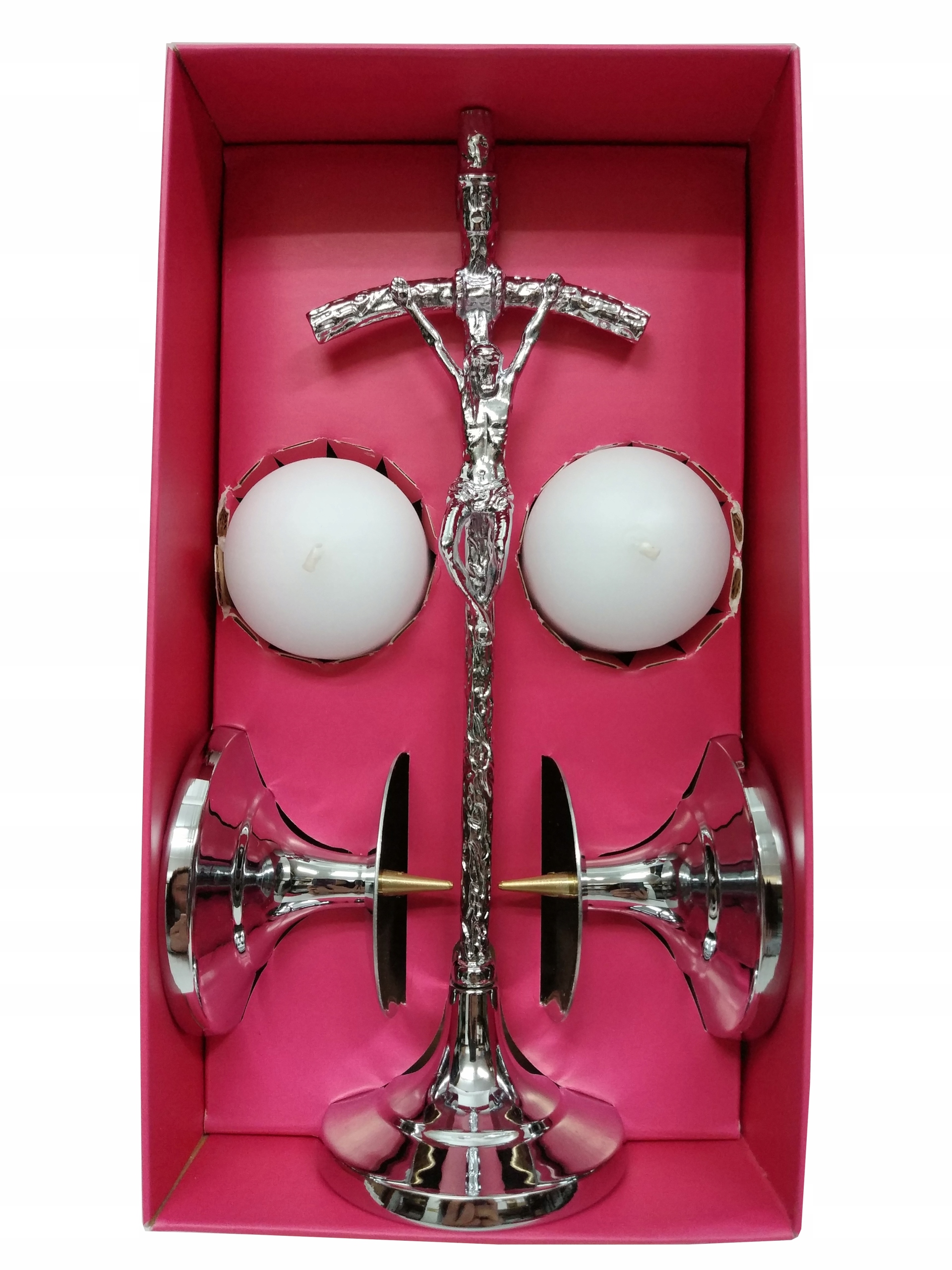 Papal Carol Set Chrome Výška 19cm - 59618