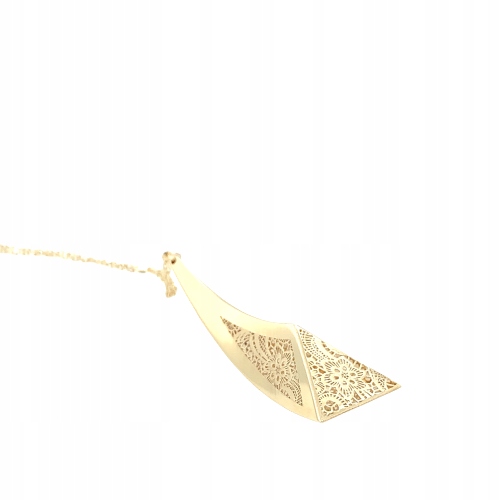 Zlaté openwork Pendant Neo Nero Triangle Trial 585