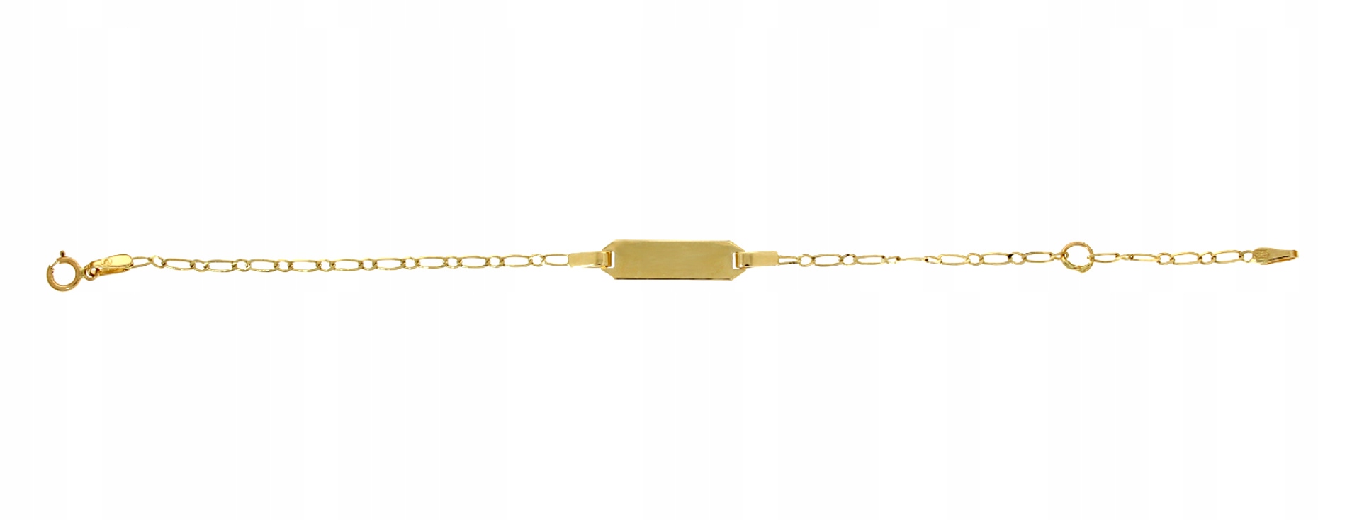 Detský zlatý náramok pod gravírovanie 15cm BR.0024