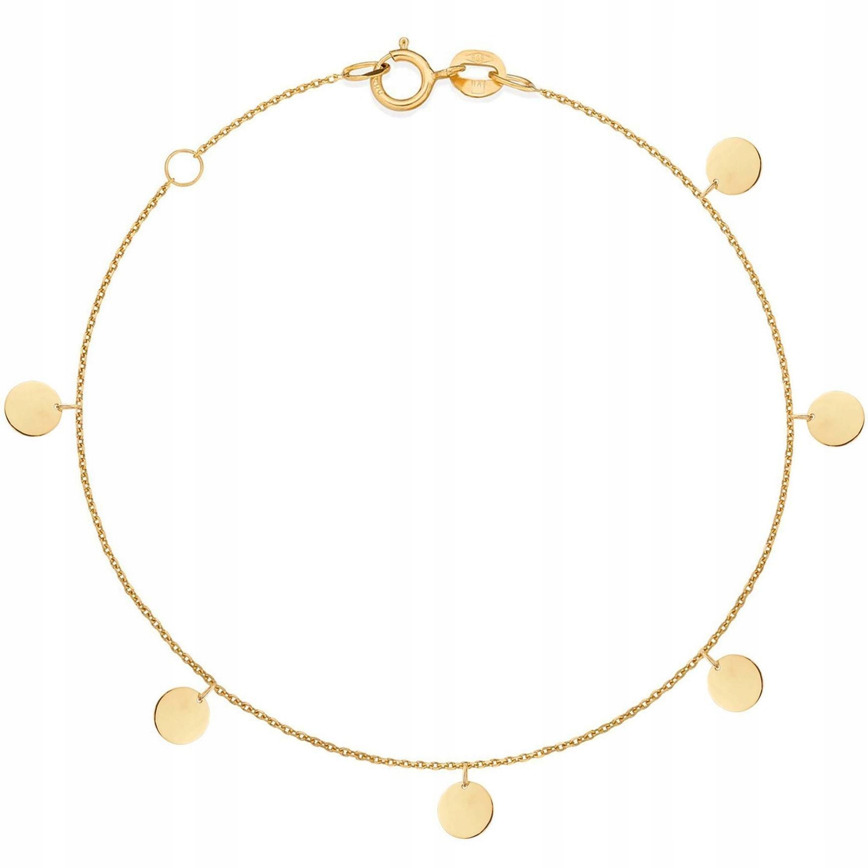 Zlatý náramok 333 Celebrity Choker Circle