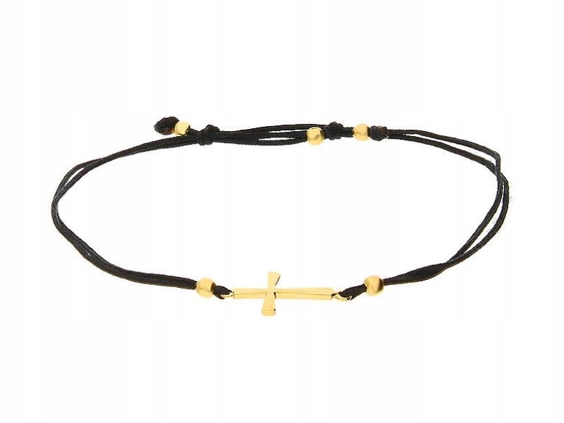 Gold Bracelet 375 String s 0,74 g krížom