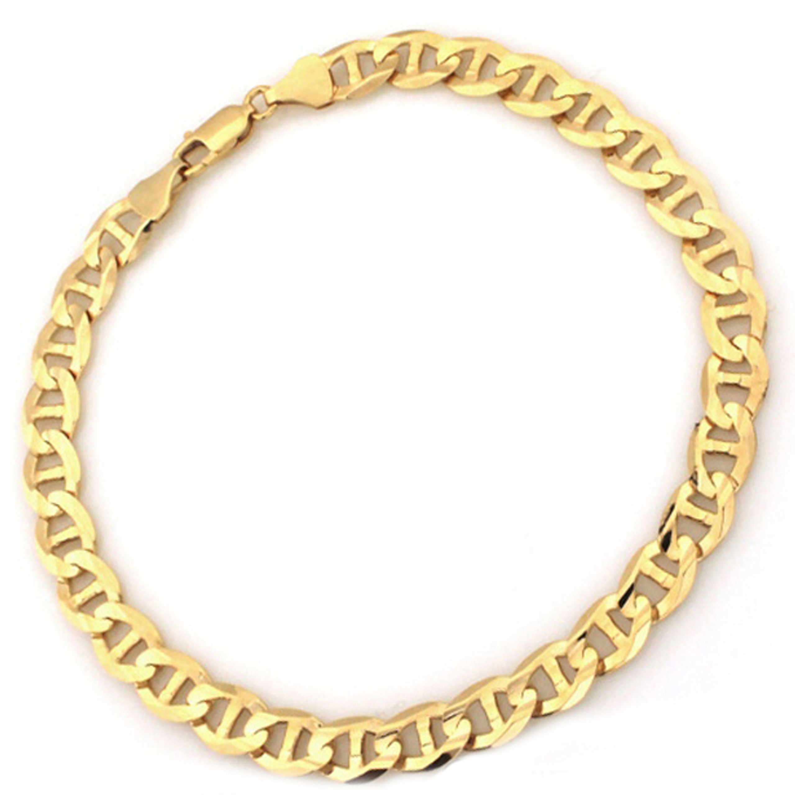 Zlatý náramok 585 Masívni muži Gucci 11.66g