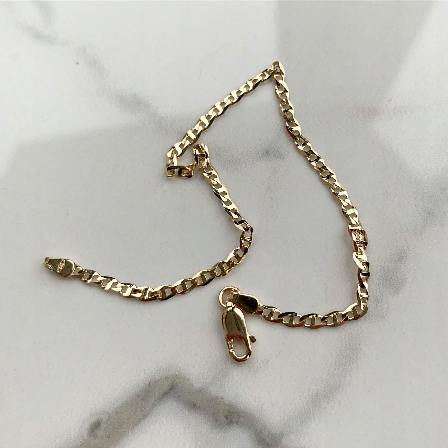 Zlatý náramok Gucci Marines 19 cm/2,5 mm 585