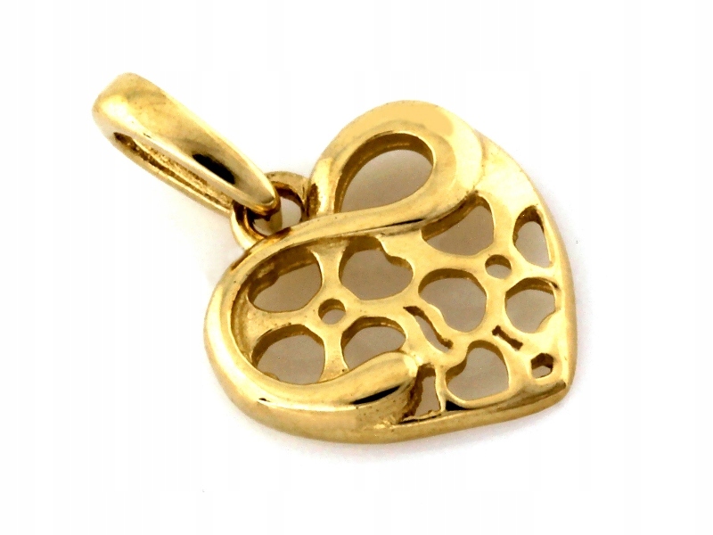 Zlatá značka 585 Srdce Openwork Heart