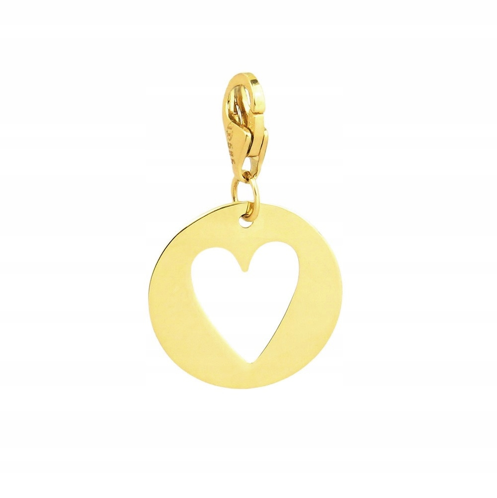 Zlatý prívesok CHARMS HEART