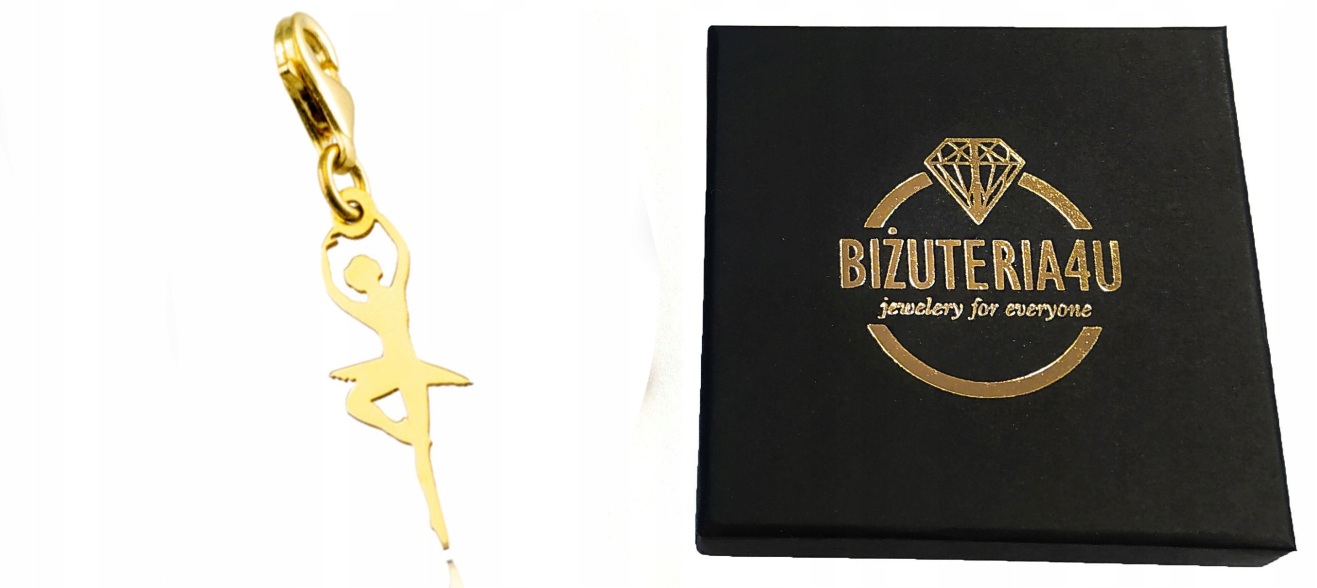Golden Pendant Charms Ballerina PR 585
