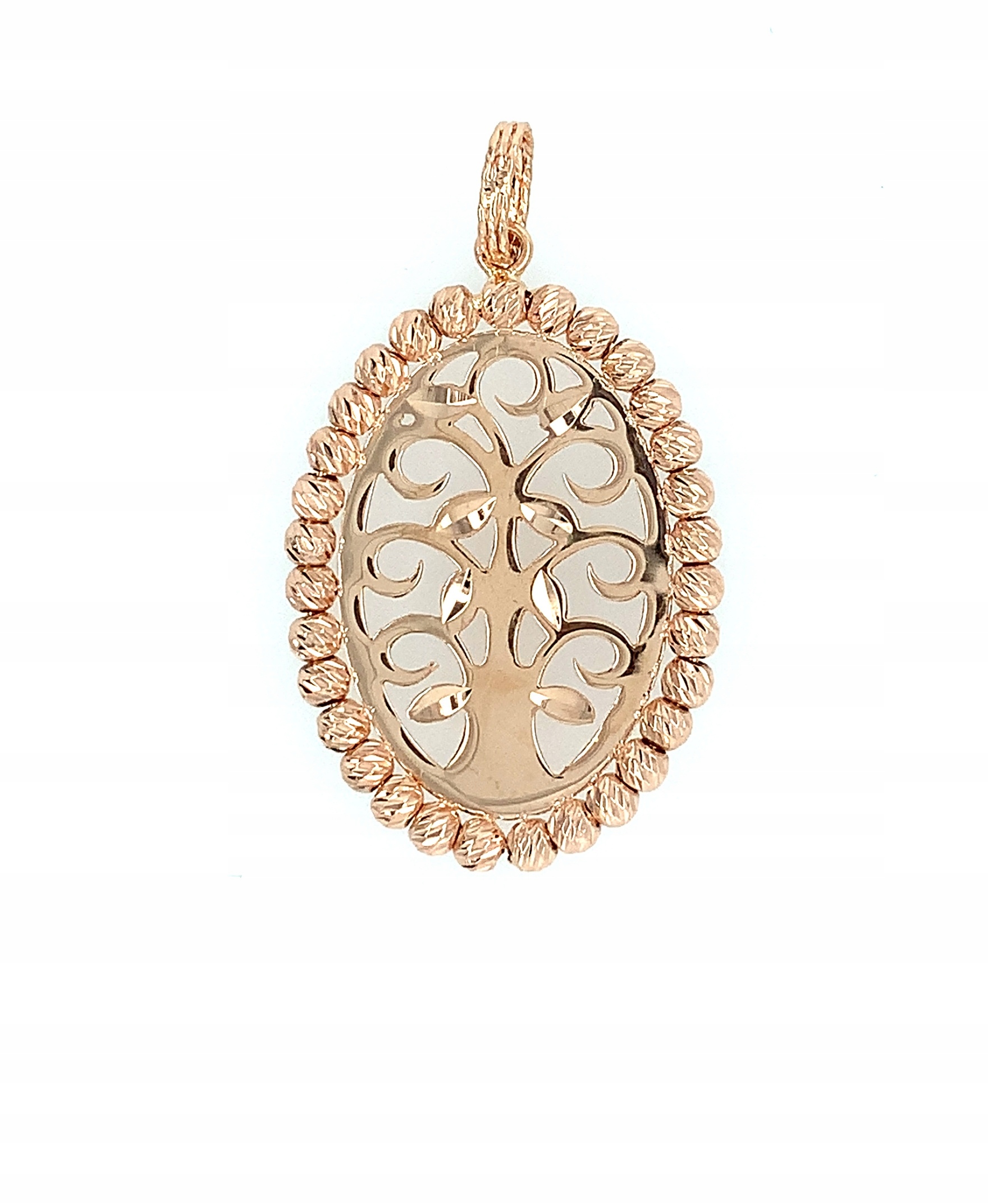 Zlatý prívesok Tree Happiness Oval Trial 585