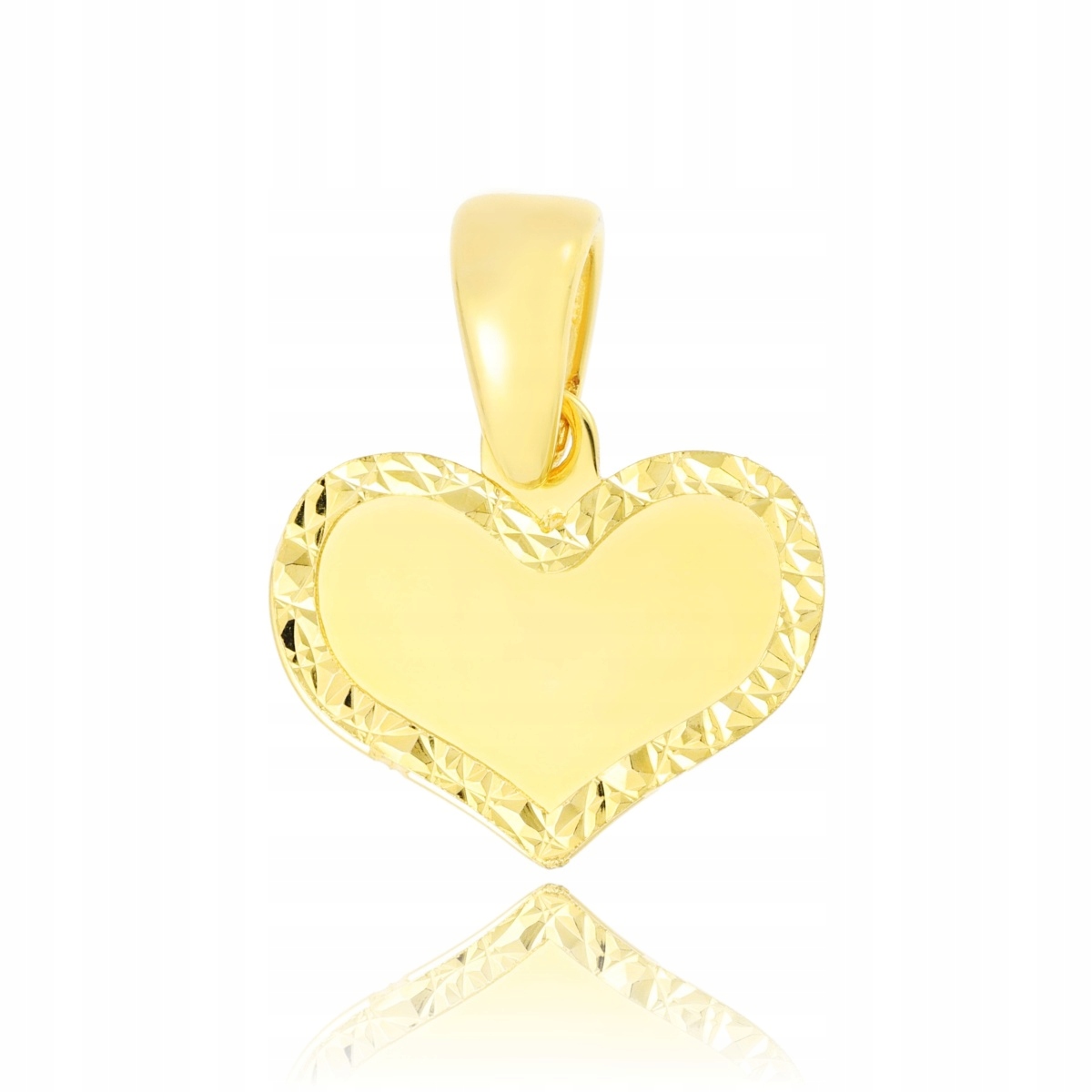 Golden Pendant Heart Diamond Banks 585