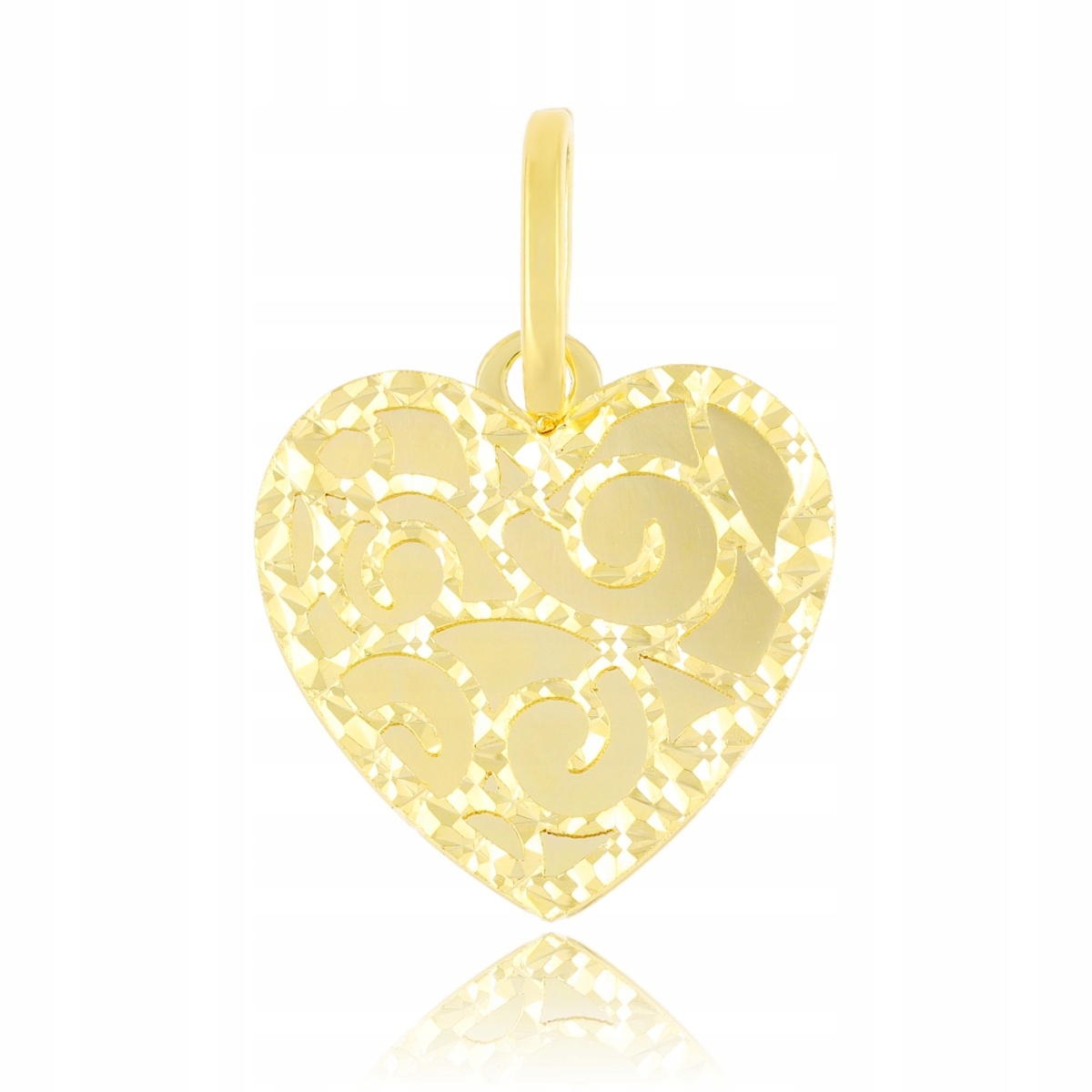 Zlaté prívesky Srdce Diamond Gold 585