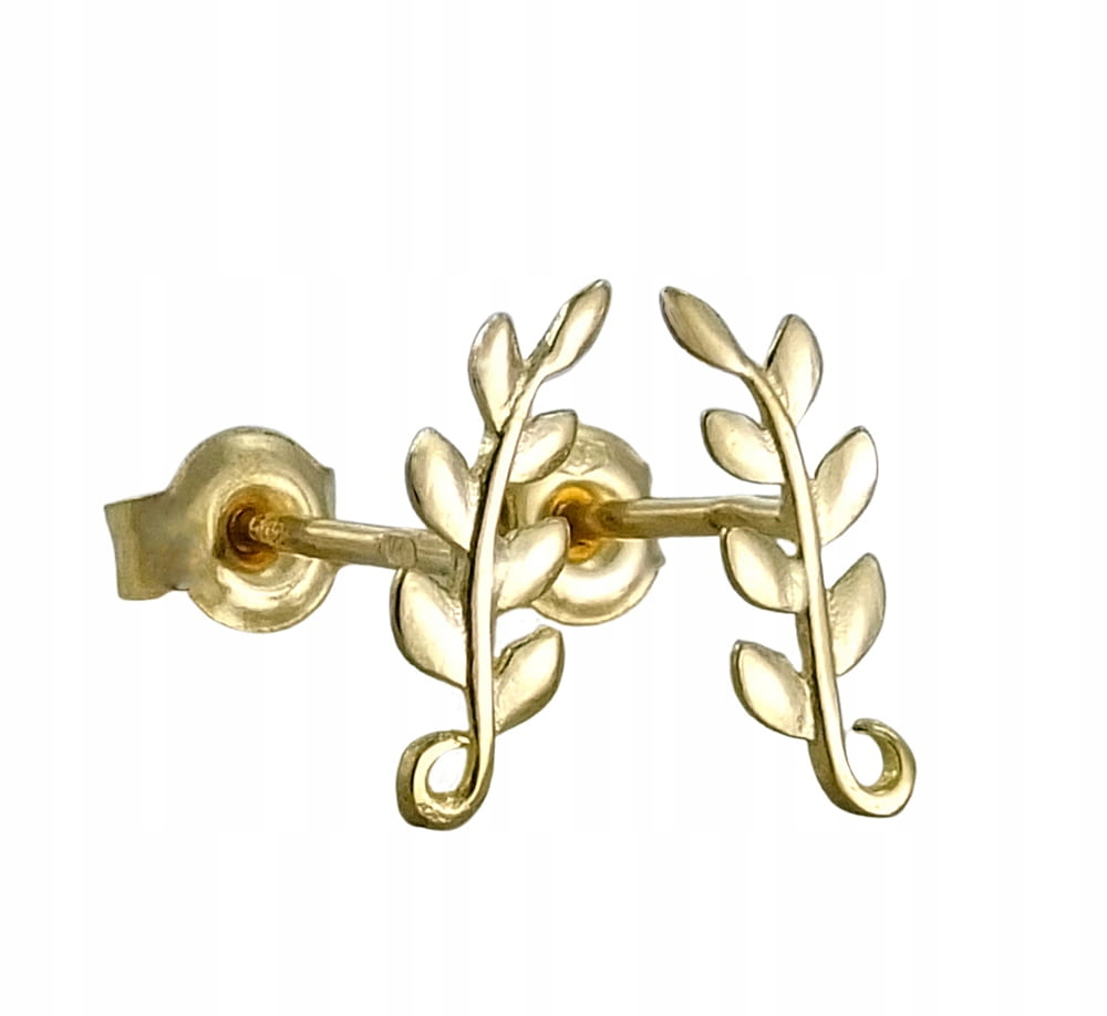 Zlaté náušnice Olive Twigs - PR. 585