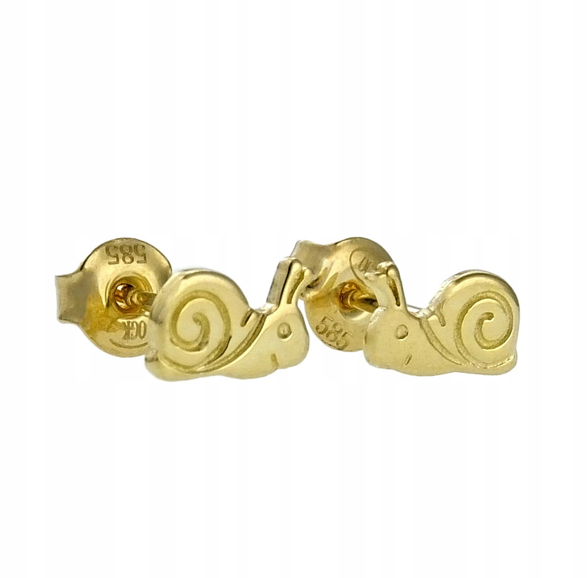 Náušnice Golden Snail - pokus 585