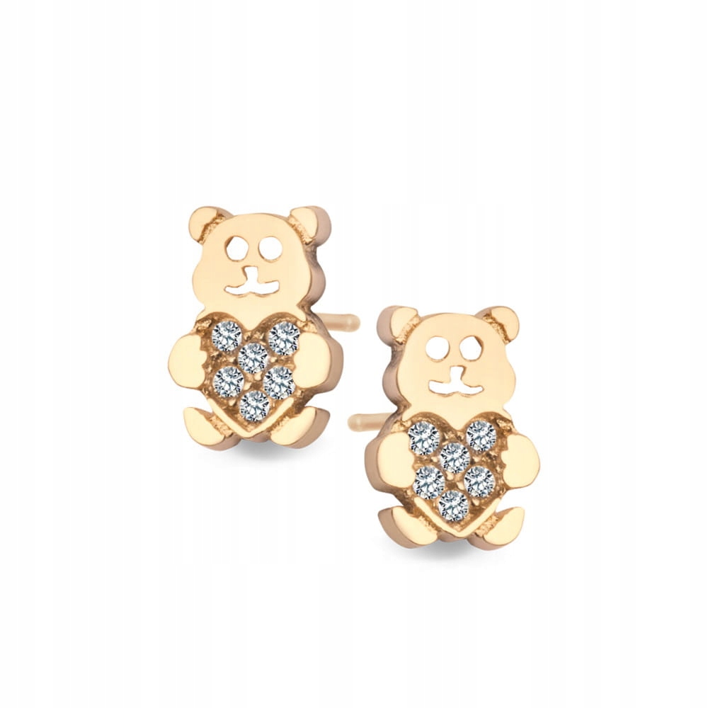 Zlaté náušnice Verona FB14503 BEARS