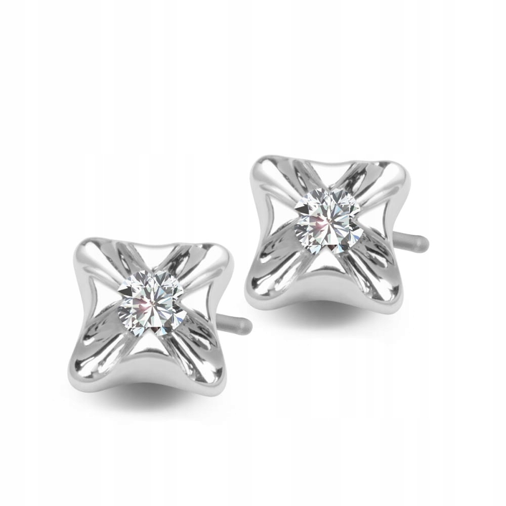 Zlaté náušnice s diamantmi Verona /Áno 12870