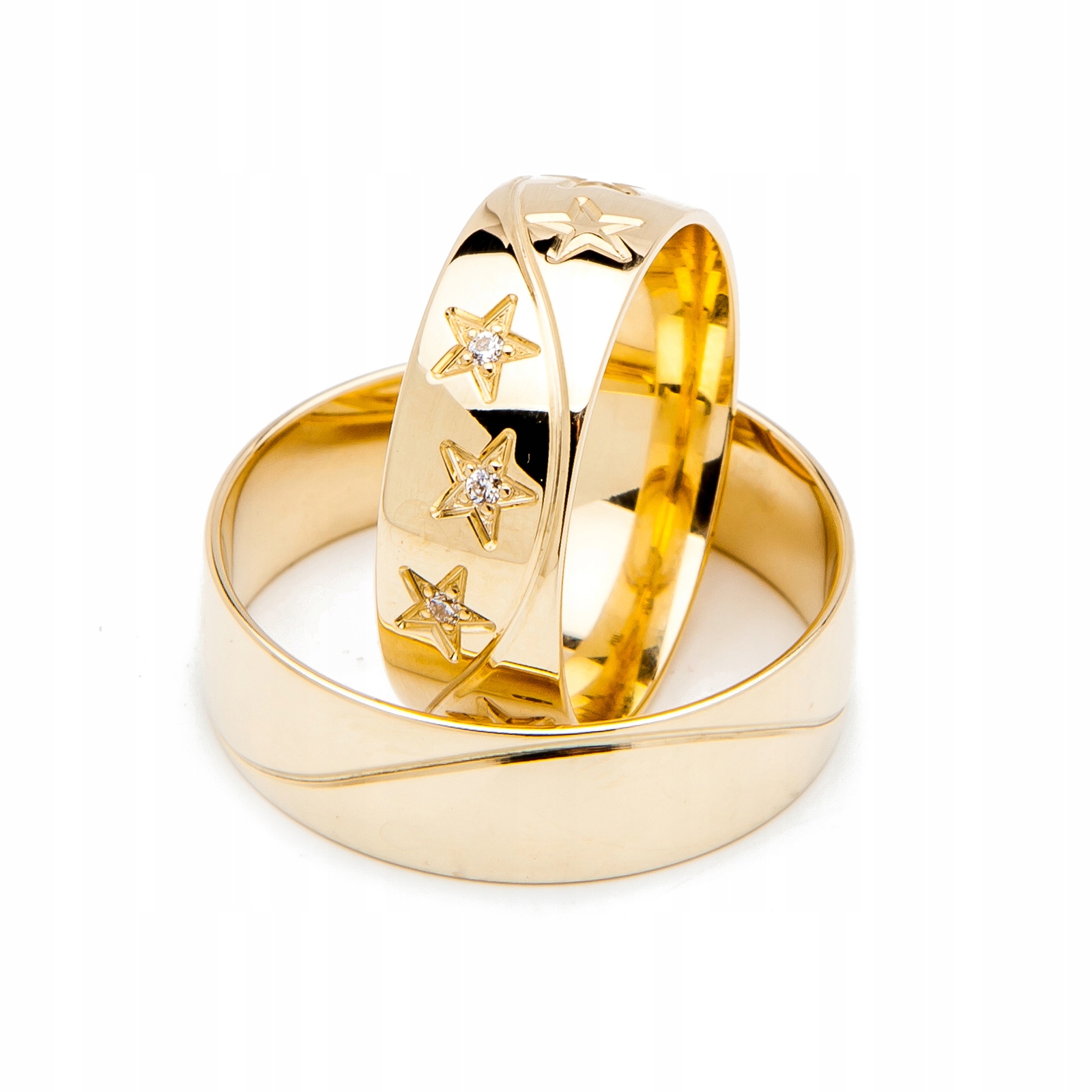 Zlaté prstene DIAMONDS PREMIUM MODEL OE-294Z