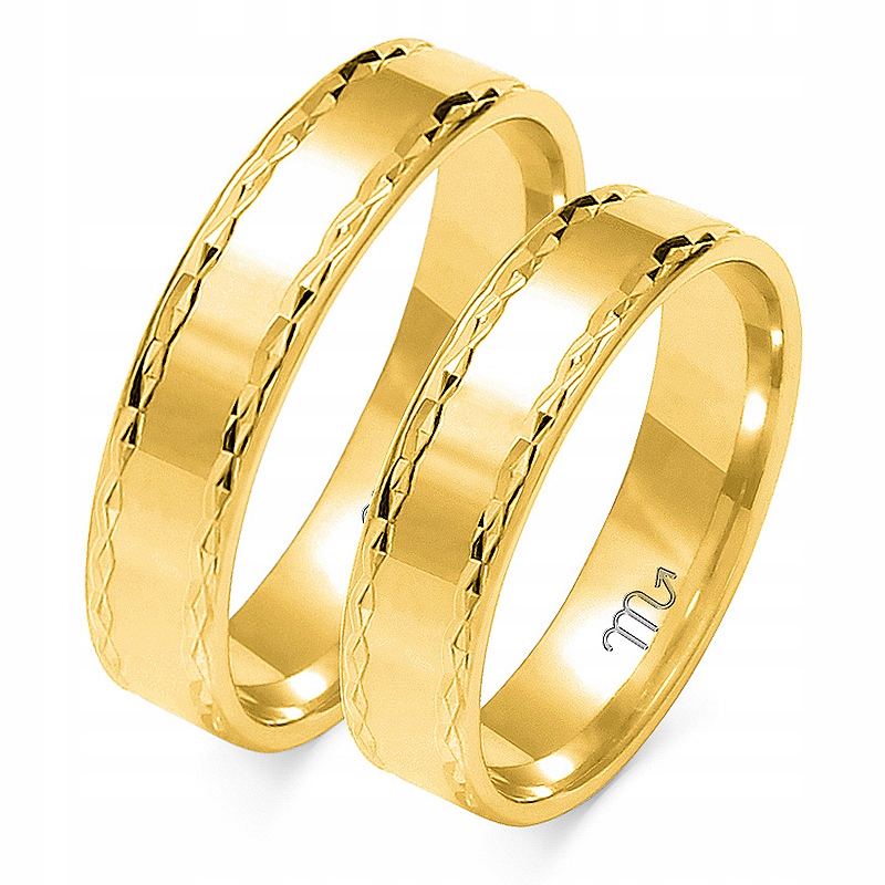 Zlaté prstene O-100 4mm diamantové 333