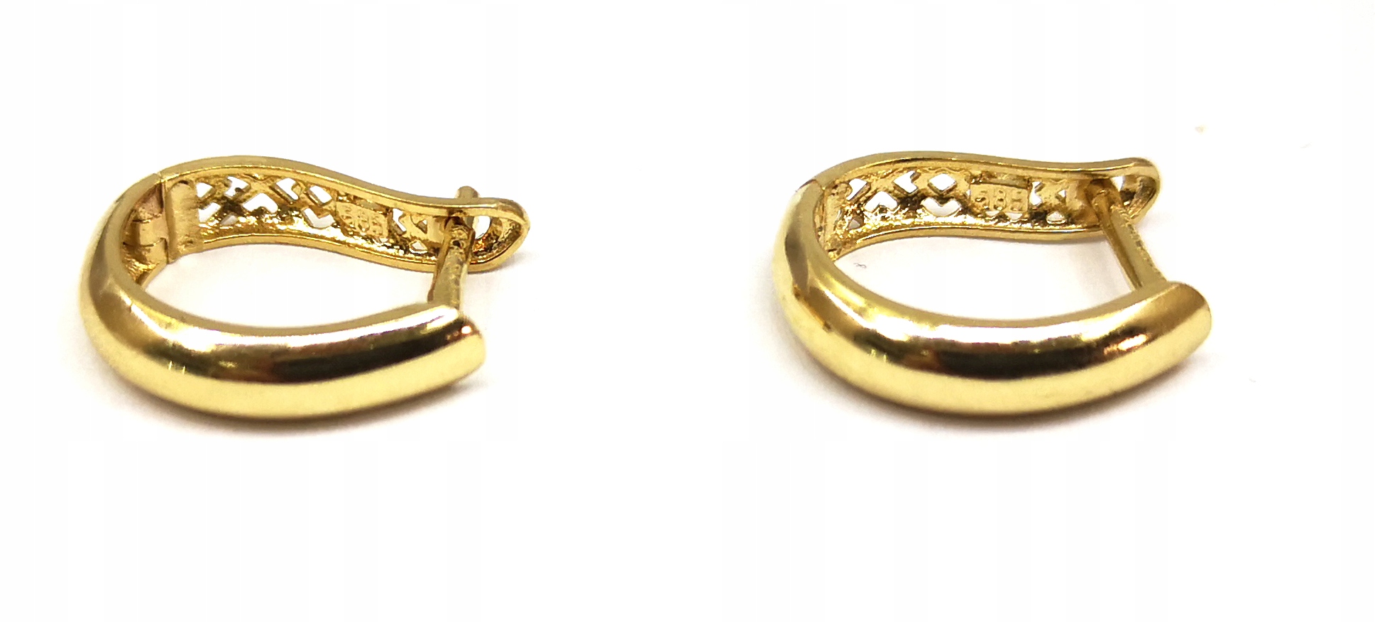 Openwork Gold náušnice 585 2,71 g m