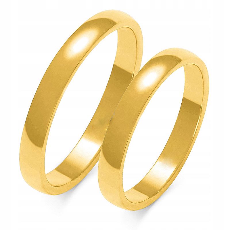 Zlaté semifinále krúžky vo vzorke 585! 3,0 mm