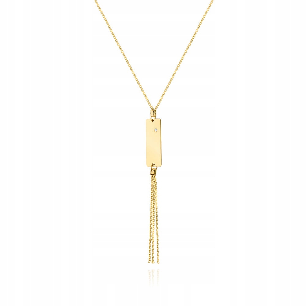 Golden 14K Blascar náhrdelník s rytcom diamantu