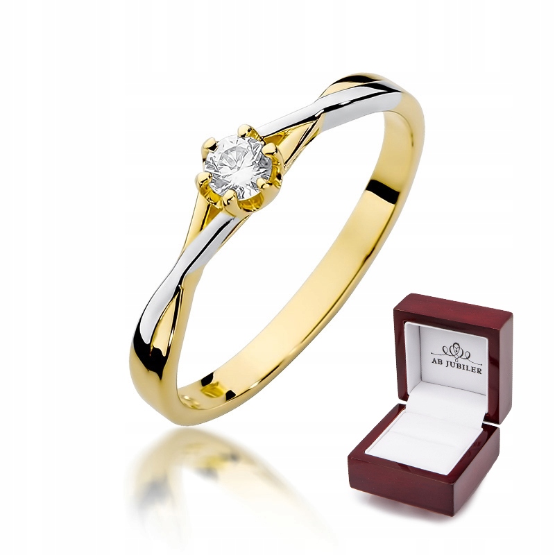 Zlatý 585 Attive Bire Crime 0,12Ct