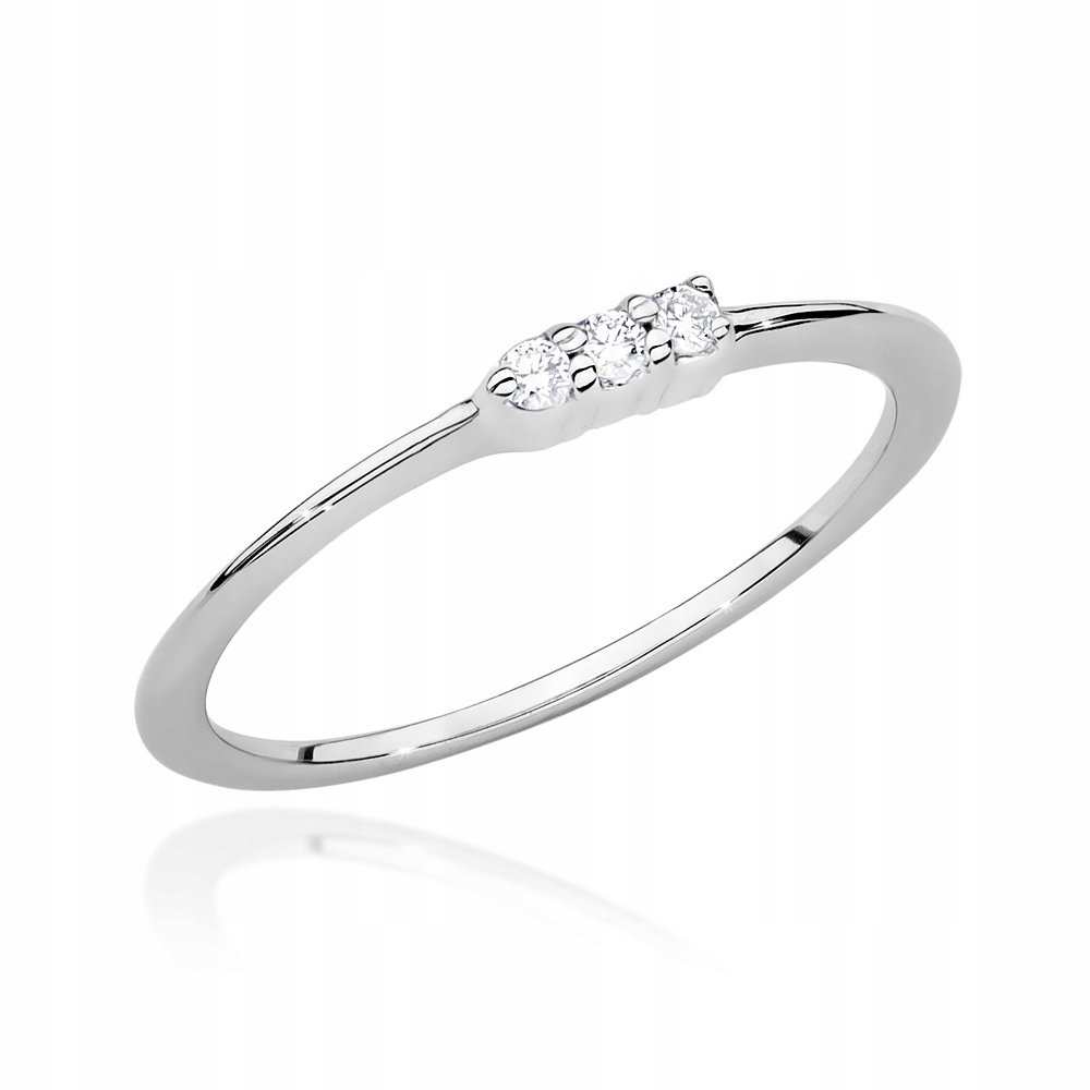 Zlaté 585 diamantov s diamantmi biele zlato