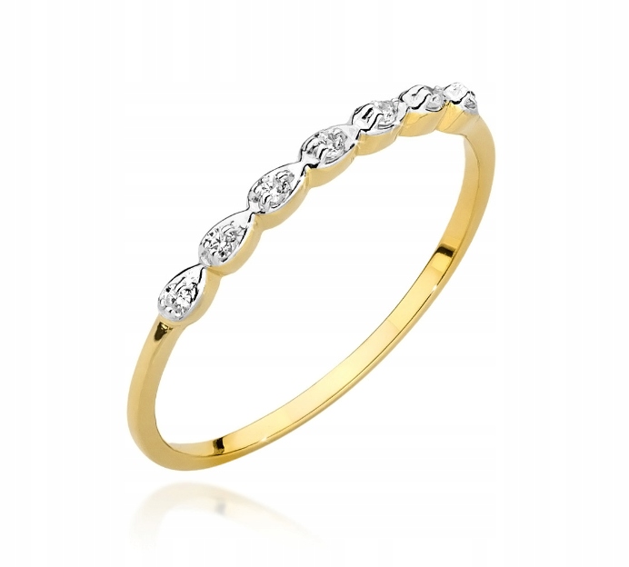 Zlatí 585 Roztomilé diamanty s diamantmi